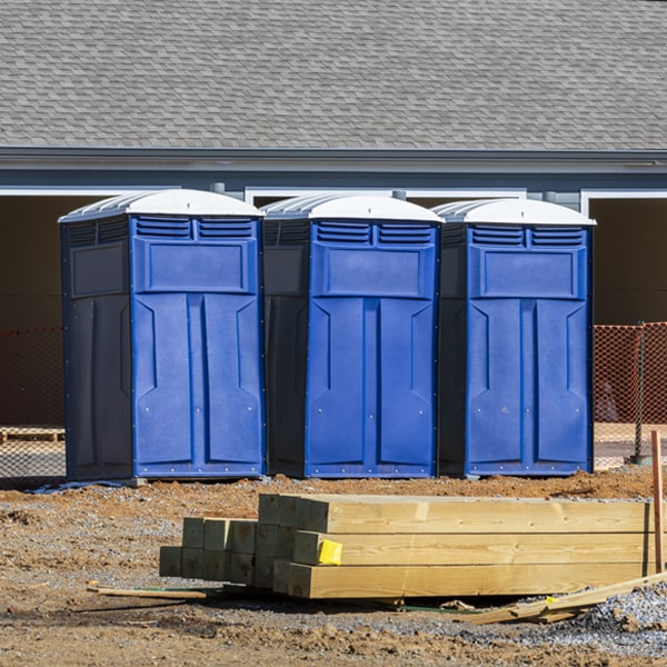 what is the maximum capacity for a single porta potty in Loraine IL